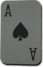 Snowboard Deck Grip Pad ACE of Spades Gray Co...