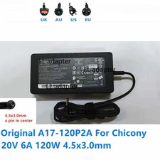 Chicony A17-120P2A 20V 6A A120A055P Adapter For MSI Laptop Power Supply Charger