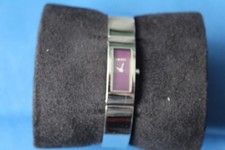 DKNY LADIES WATCH PURPLE FACE STAINLESS STEEL STRAP