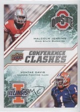 2009 Upper Deck Draft Edition Retail Dark Green Malcolm Jenkins Vontae Davis 2u3
