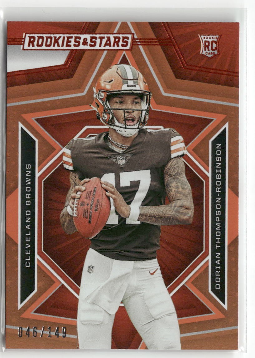 2023 Panini Rookies & Stars #136 Dorian Thompson-Robinson Orange #/149 ☘️081