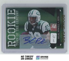 2011 Donruss Elite Turn of the Century Auto Green Bilal Powell RC /399 #110 New