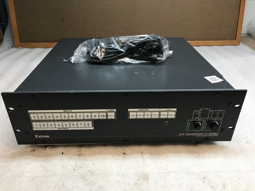 Extron DTP Crosspoint 84 4k Series Digital Presentation Matrix w/ Power Cable
