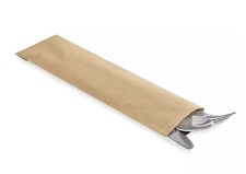 Disposable Kraft Paper Flatware Bags – Made in USA | Cutlery Holders for Rest...