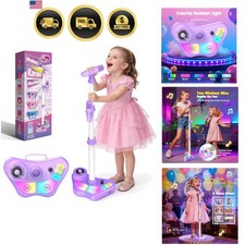 Stand Karaoke Machine for Kids, Singing Toys Gifts for 3 4 5 6 7 8 Old Girls...