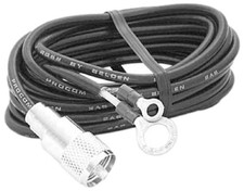 ProComm PL18XJ CB Radio 18 Foot RG58A/U Coax Cable PL259 Plug to Lug Terminals