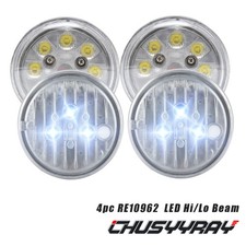 4Pcs LED HEADLIGHTS LAMPS BULBS 4411 30W 21 WATT 4.5'' 4 1/2'' PAR36 12V