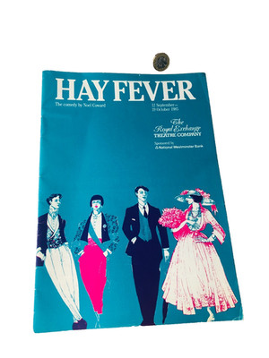 Theatre Programme Hay Fever Vintage ra