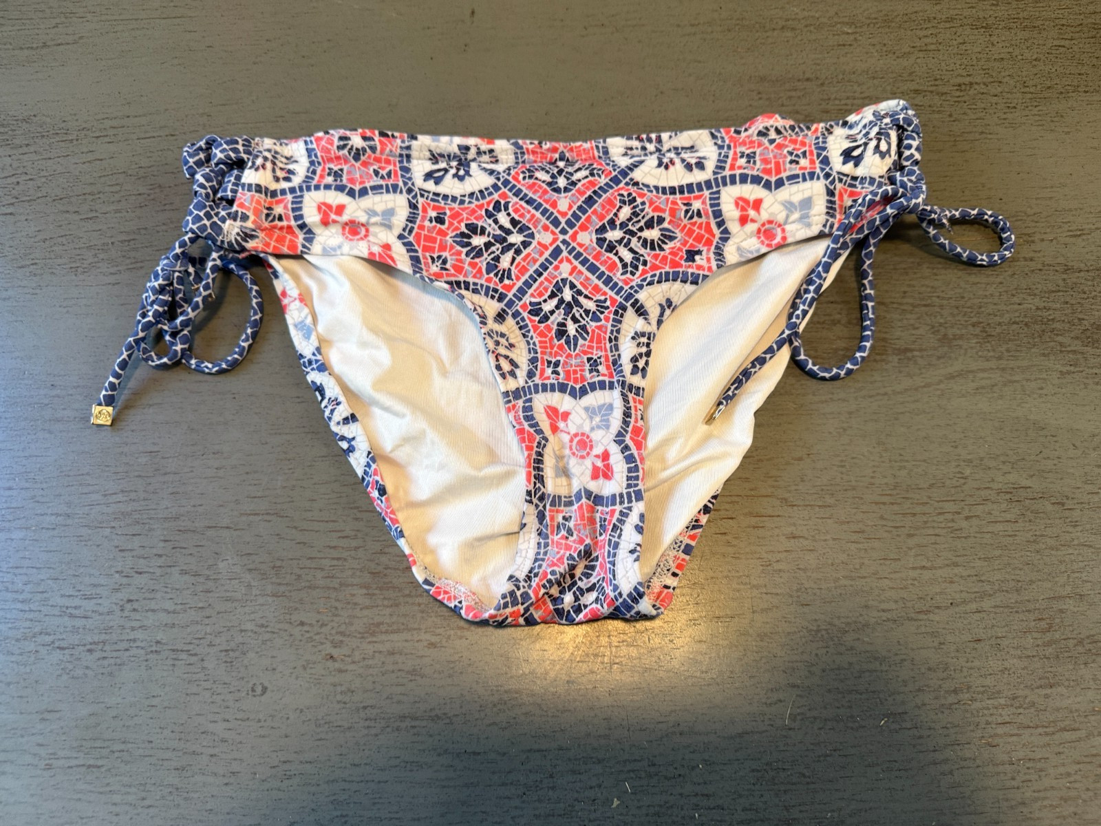 colorful MICHAEL KORS lined  swimsuit bikini bottom size medium