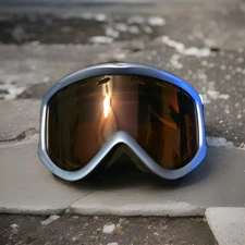 Smith Snow Goggles Light Blue Frame Orange Tinted Goggles Snow Ski Gear