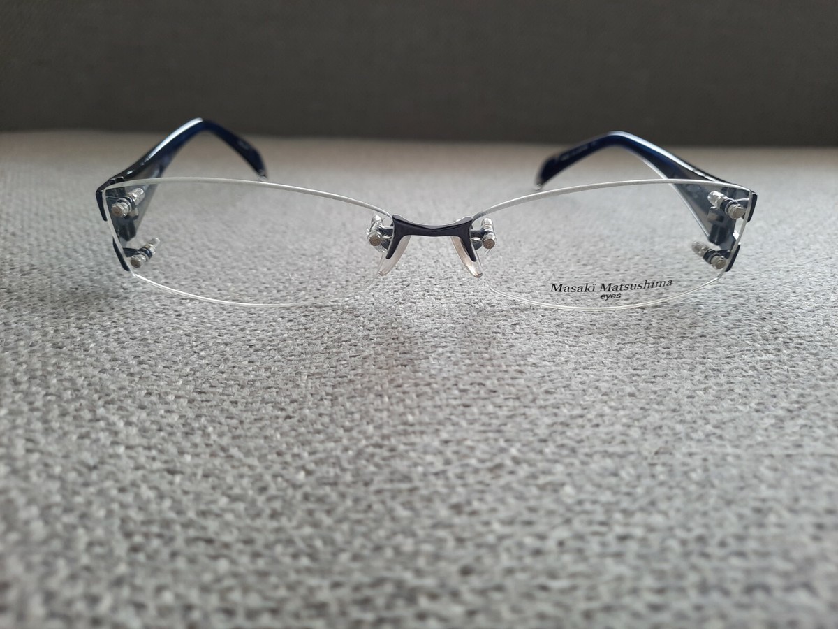 MASAKI MATSUSHIMA Japan Rimless Eyeglasses Frames Model MF 