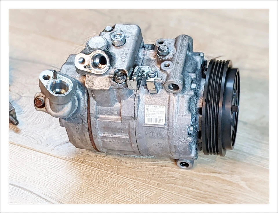 ✅ BMW 750i 2007 compresor de aire acondicionado bomba 6925721 OEM Foto 3 de 4