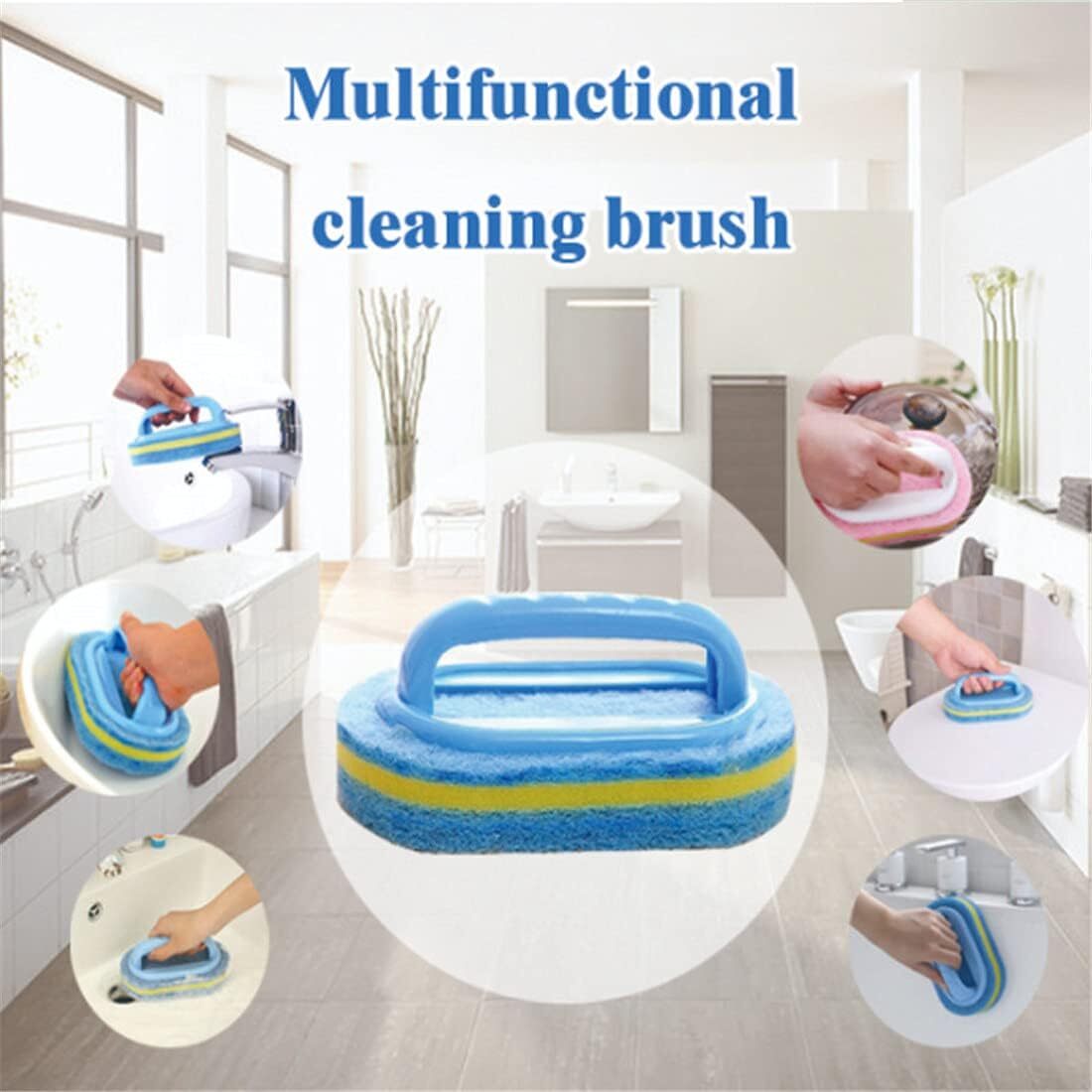 Handles Sponge Brush Blue Soft Magic Eraser Cleaning Bathtub eBay