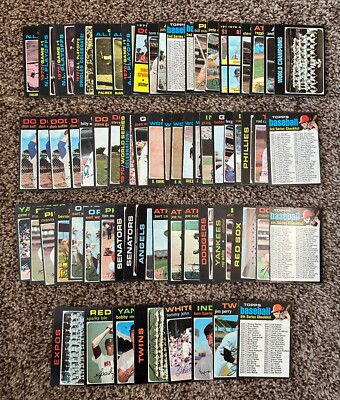 1971 Topps Baseball - YOU PICK - Complete Your Set