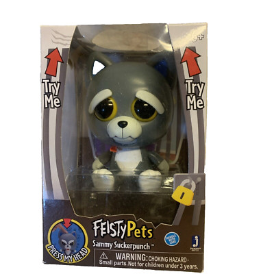 Feisty Pets Sammy Suckerpunch 4'' Vinyl Figure ''Sweet to Mean'' by Jazwares