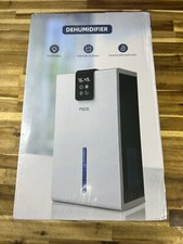 PSOS Dehumidifier - 118oz Tank, Quiet, Auto Shut Off, 7 Color LED, 2 Modes White