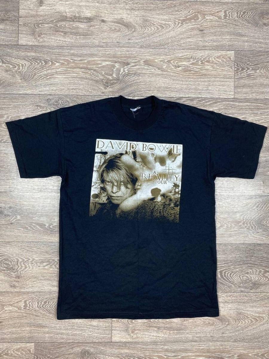 VTG 2003 David Bowie 'Reality' Tour T Shirt - XL Rock Band Promo