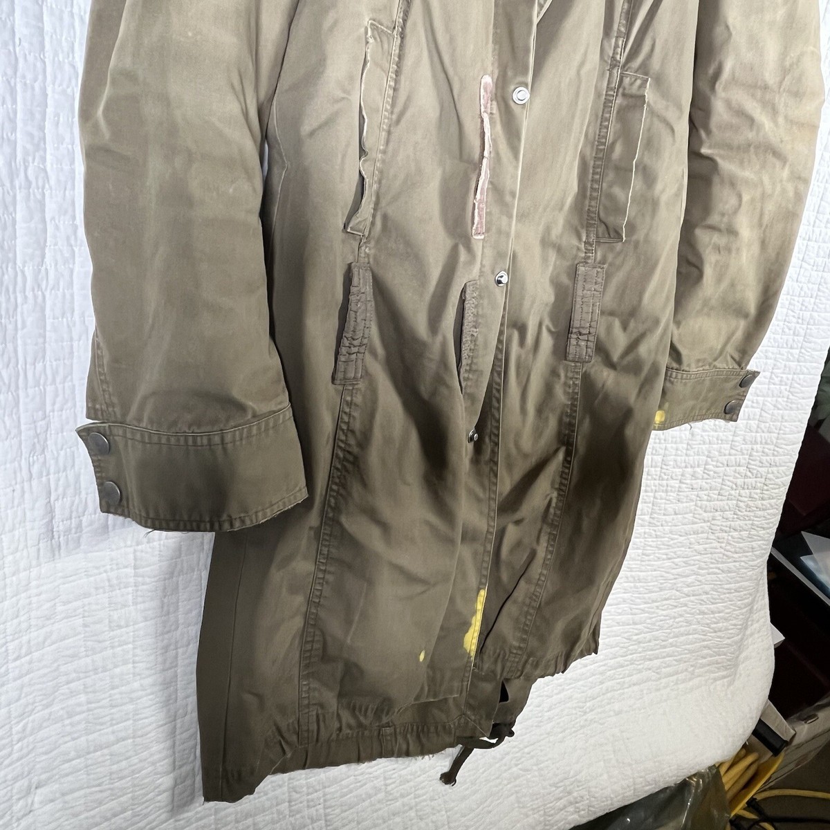 ジャケット・アウター 00s archive DIESEL gimmick shell parka Diesel Jacket Women's M Parka Military Khaki Grunge Punk