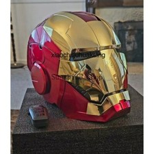 Autoking Iron Man Gold MK5 Helmet Electronic ...
