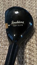 VINTAGE GOLF CLUB SPALDING TOP FLIGHT PERSIMMON 2 WOOD MODEL 29 POWER WEIGHT