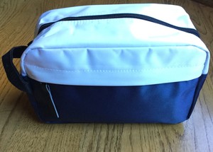 navy toiletry bag