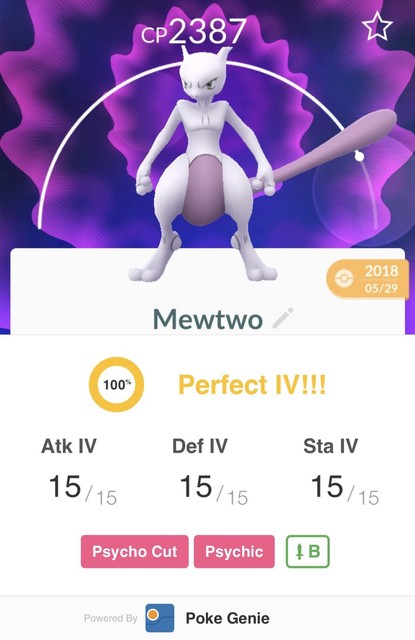 Buy Pokemon Go Account Mewtwo