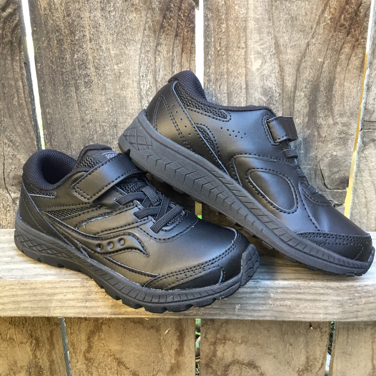 Scarpe da Tennis Saucony Ragazzo Coesione Sneakers Nero foto 6
