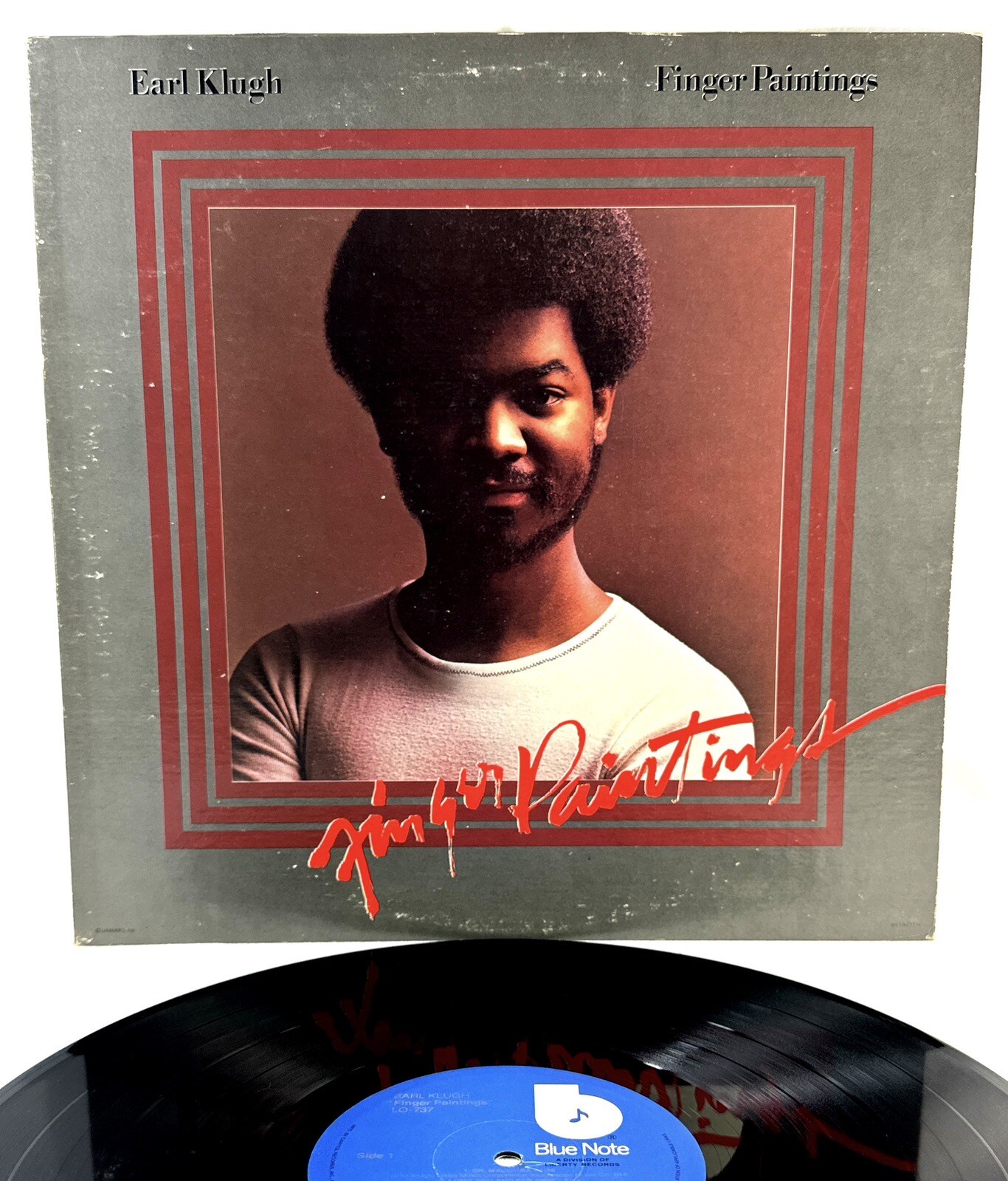 Earl Klugh Finger Paintings LP Blue Note LO 737 Vinyl Record 1977