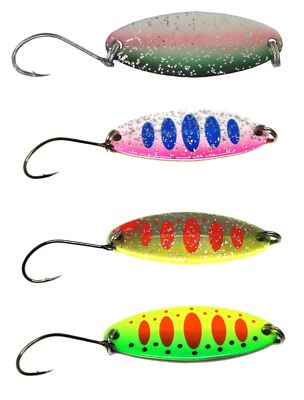 Paladin Trout Spoon 3,3cm 2g - Blinker zum Forellenangeln, Forellenblinker