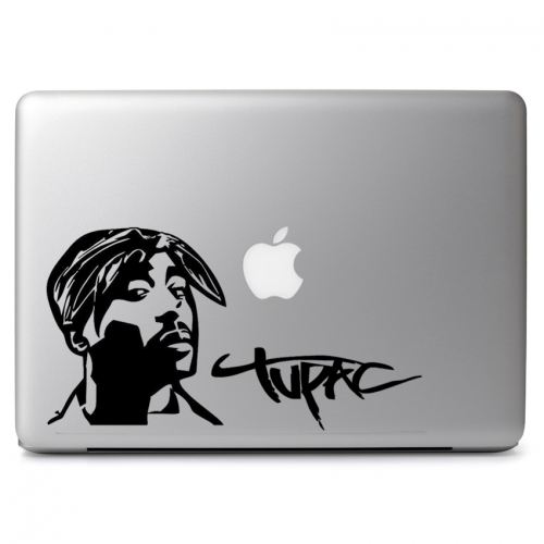 Tupac Shakur 2Pac for Macbook Laptop Car Window Wall Helmet Vinyl Decal Sticker - Afbeelding 1 van 7