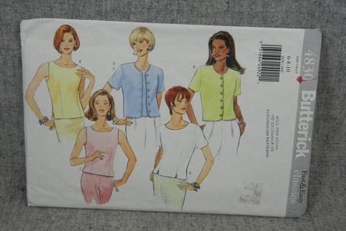 Butterick B6688 Women's Blouse Sewing Pattern - Easy Semi-Fitted Top Patterns Sizes 6-14