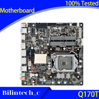 FOR ASUS Q170T Motherboard Support 1151PIN 32GB Z87 DDR4 HDMI Mini