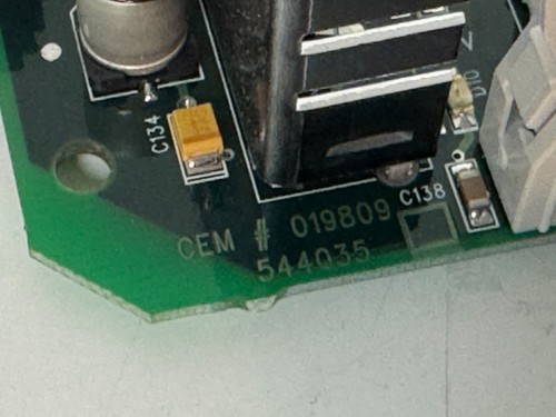 CEM # 019808 019809 KEY_Bd Controller Board USED Vintage Circuit PARTS - RARE! - Afbeelding 8 van 9