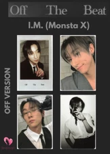 Monsta X I.M. 'Off The Beat' Off Version Photocards