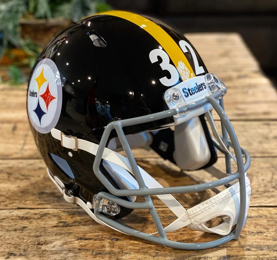Casco de fútbol americano AUTÉNTICO FRANCO HARRIS / PITTSBURGH STEELERS Riddell Speed Foto 2 de 3