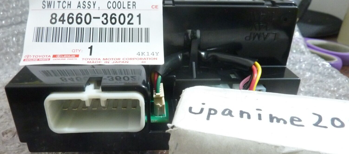 8466036021 Genuine Toyota Switch ASSY Cooler Control 84660-36021