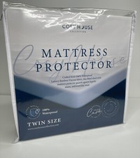 Cosy House Collection Twin Size Luxury Bamboo Mattress Protector 100 Waterproof