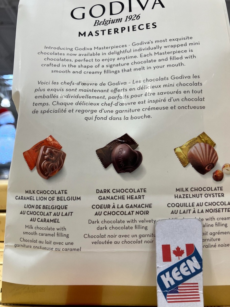 Godiva Masterpieces Assortment of Legendary Milk Chocolate, 420g