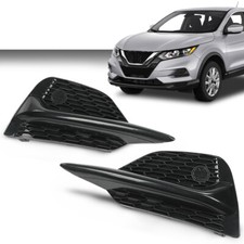Fit For 2020-2022 Nissan Rogue Sport S Sv Front Bumper Insert Fog Light Cover Fit For 2020-2022 Nissan Rogue Sport S Sv Front Bumper Insert Fog Light Cover