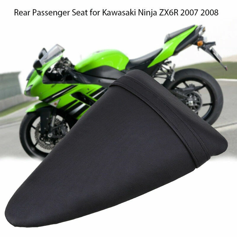 Cubierta de asiento de pasajero trasero para motocicletas Kawasaki Ninja ZX6R 2007 2008 Foto 2 de 4
