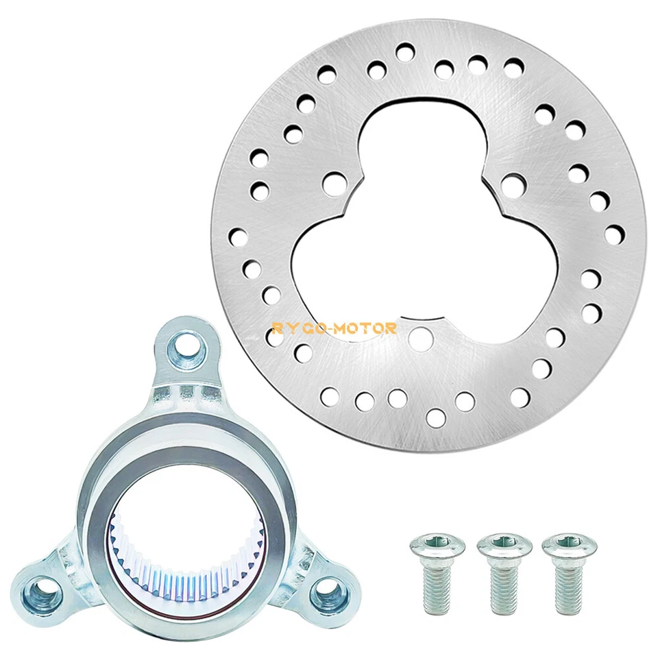 Disco y buje de rotor de freno trasero para Honda TRX450ER 2006-2014 TRX450R 2004-2009 Foto 4 de 4