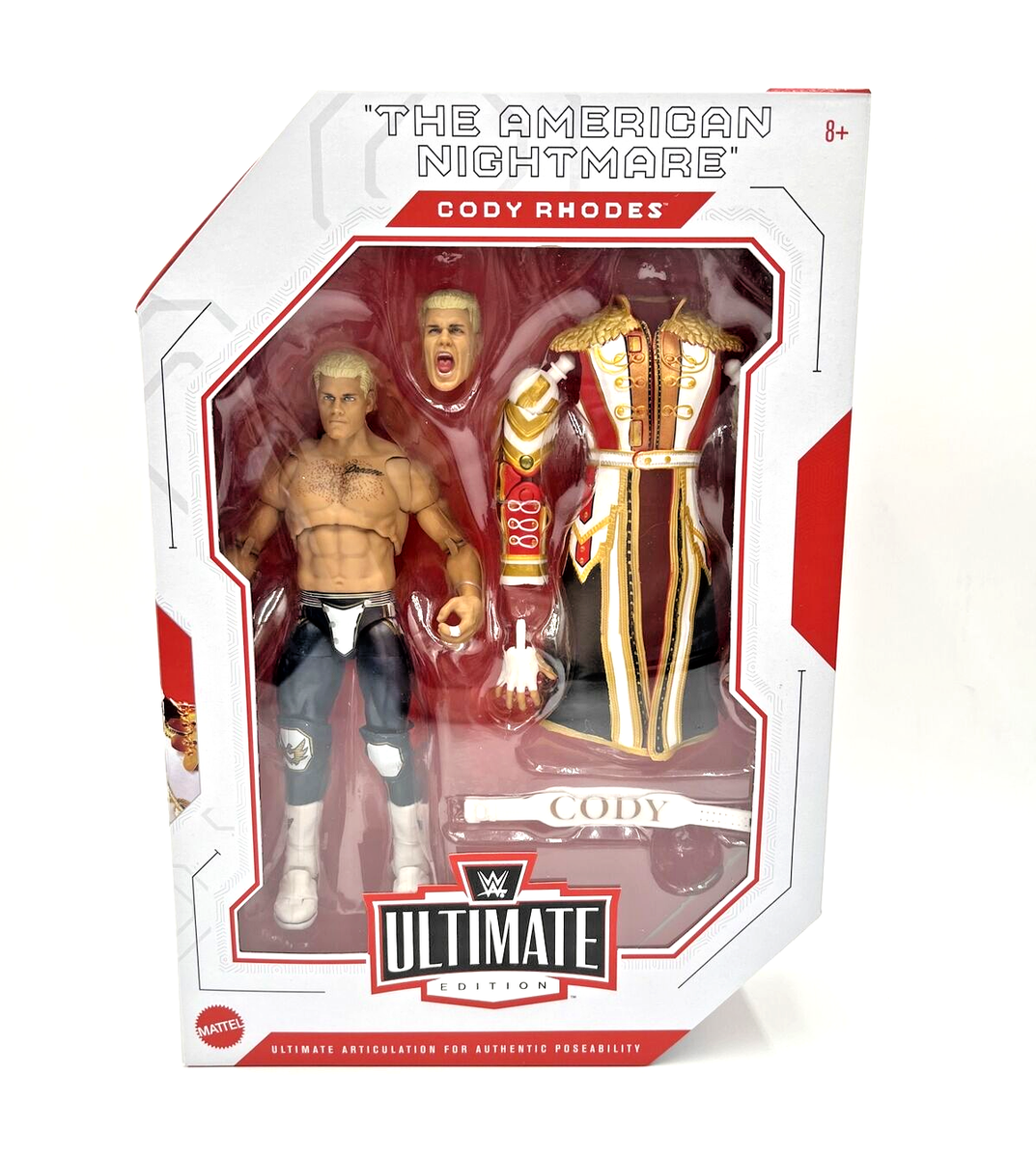 WWE Ultimate Edition Cody Rhodes Wrestling Figure Box Not
