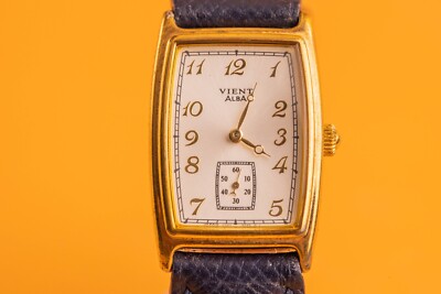 Seiko Vient Alba V707-5020 SmallSecond 36x24mm Gold Plated Case