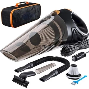 12V Handheld Portable Vacuum Cleaner - Black