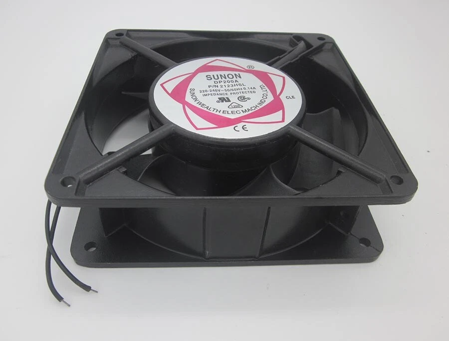SUNON DP200A AC fan 2123HSL 220V 12038 cabinet cooling fan 120mm 2-Wire - Image 2 of 4