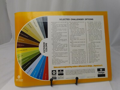 1973 Dodge Challenger Sales Brochure Booklet Original Dealer Flyer