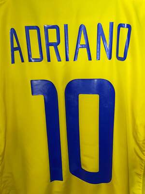 INTER MILAN ADRIANO 2002-2003 ORIGINAL JERSEY Size XL | eBay