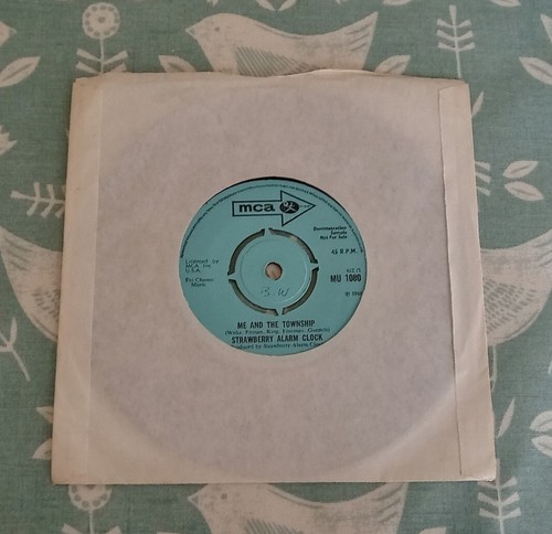 RARE Strawberry Alarm Clock Good Morning 1969 UK Demo Sample 7" Psych, Disc Ex - Imagen 5 de 5