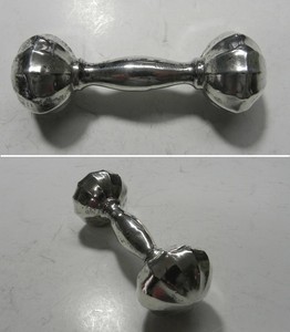 vintage sterling silver baby rattle