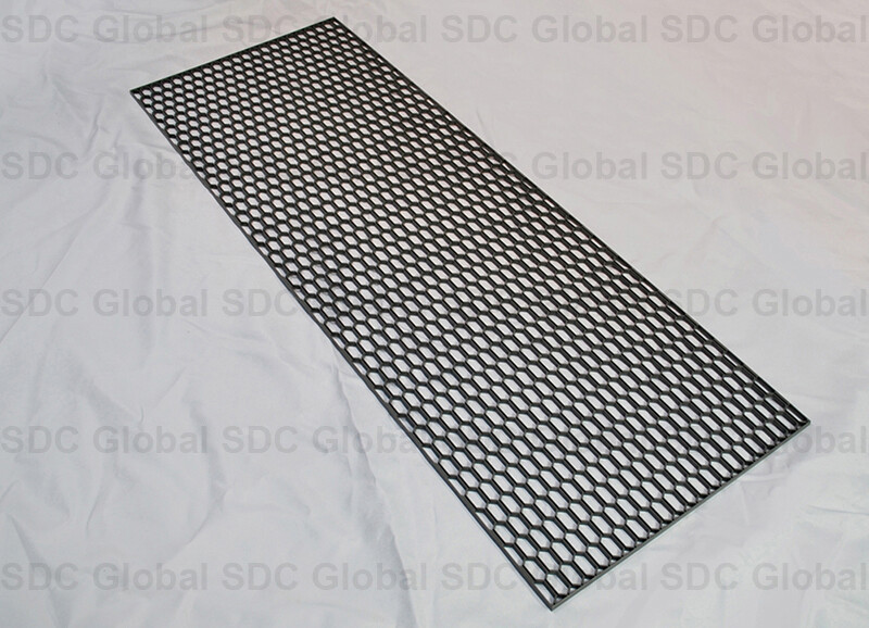 Image 21 - Universal ABS Honeycomb Mesh Insert Grille Bumper Vent [Matte Black] *USA Stock*